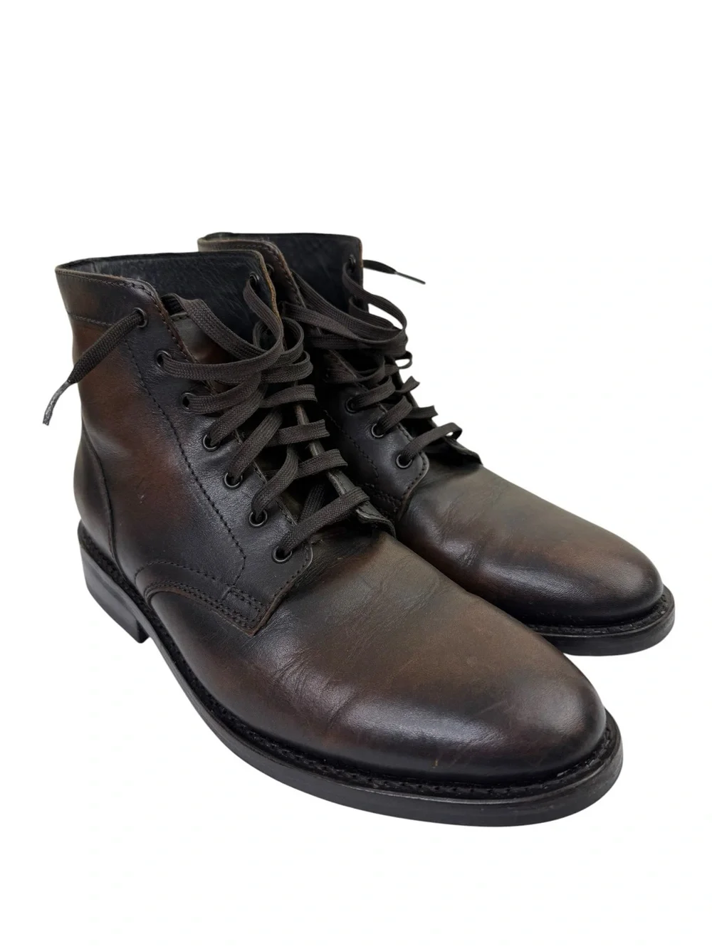 Thursday Boot Company President Boots Brown Leather Lace Up Men’s Size 10.5
